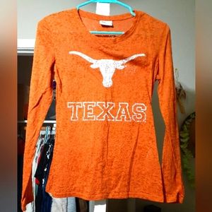Small Pro Edge Long Sleeve Texas Long Horns T-Shirt